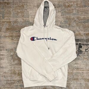 Champion White Hoodie